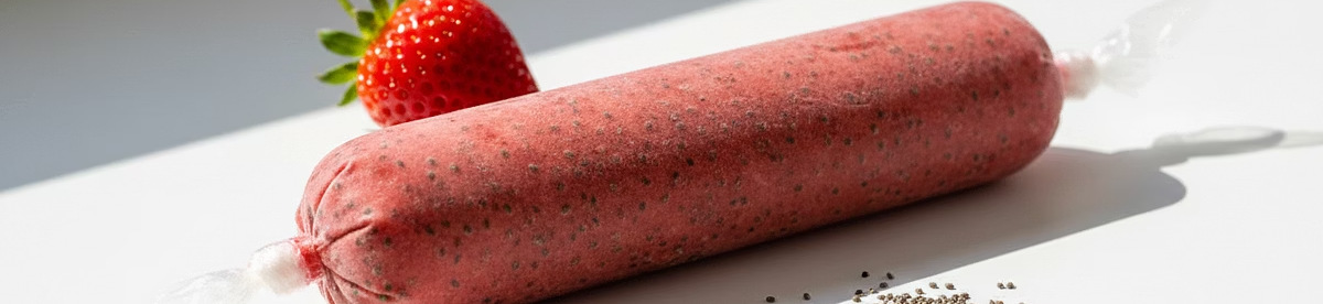 Frutilla con Chía (Endulzado con Stevia)