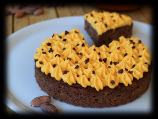 Bizcocho de calabaza y chocolate