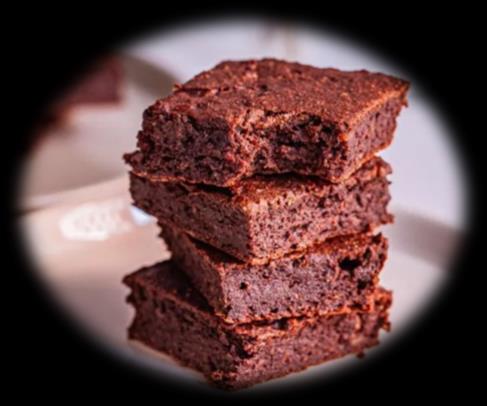 Brownie de avena y aguacate