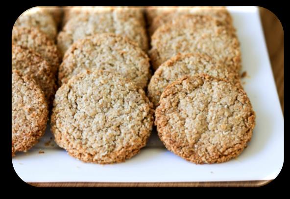 Galletas de avena y coco