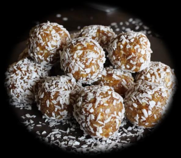 Bombones de coco y limón